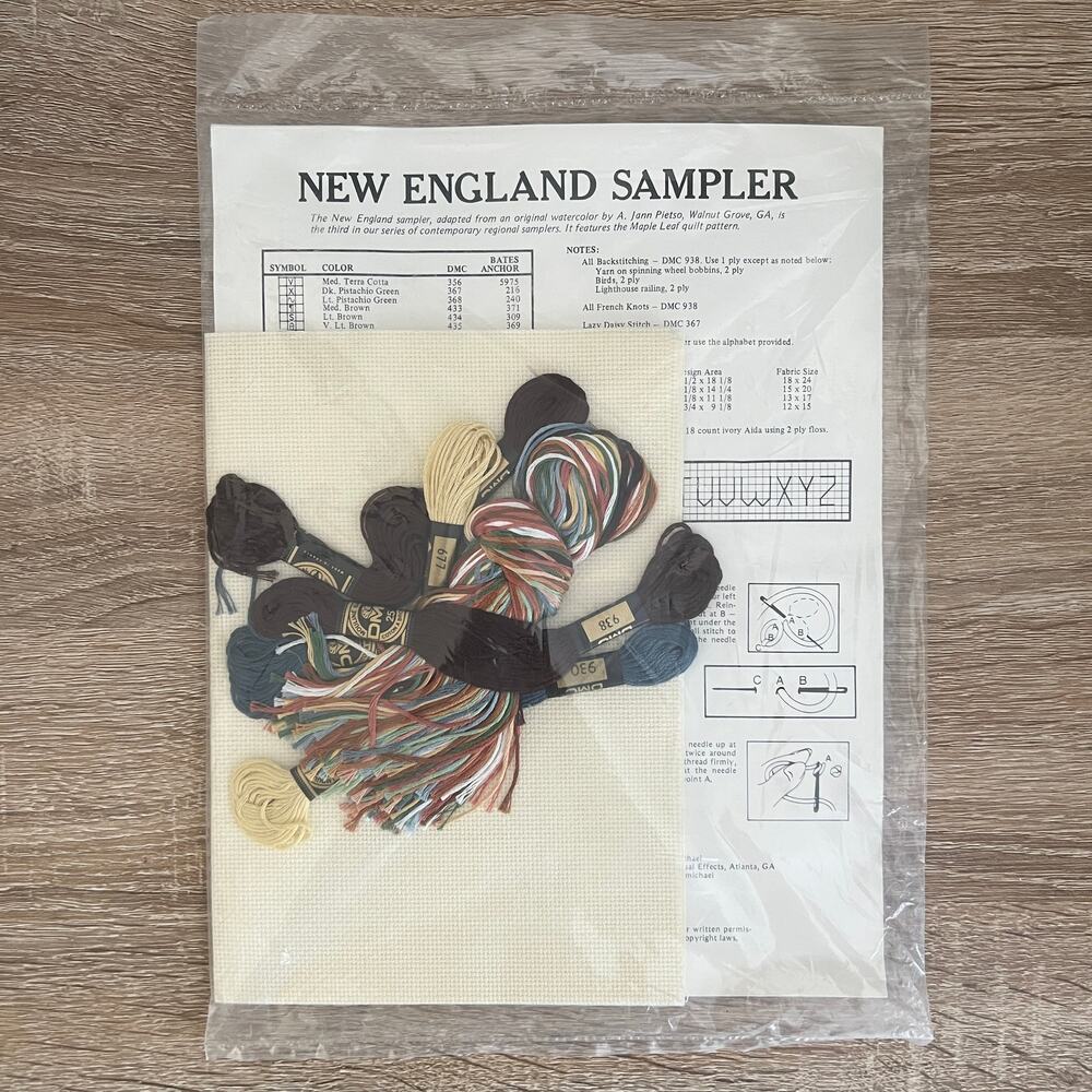 June Grigg New England Sampler Cross Stitch Kit CSS - Picture 3 of 3